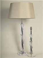 ALEXANDERS  ACRYLIC TWIST COLUMN LAMP
